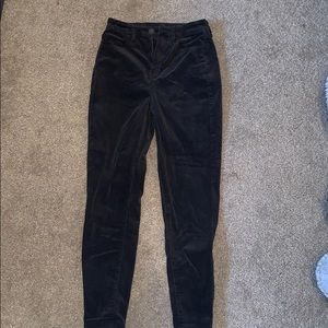American eagle black high waisted jeans